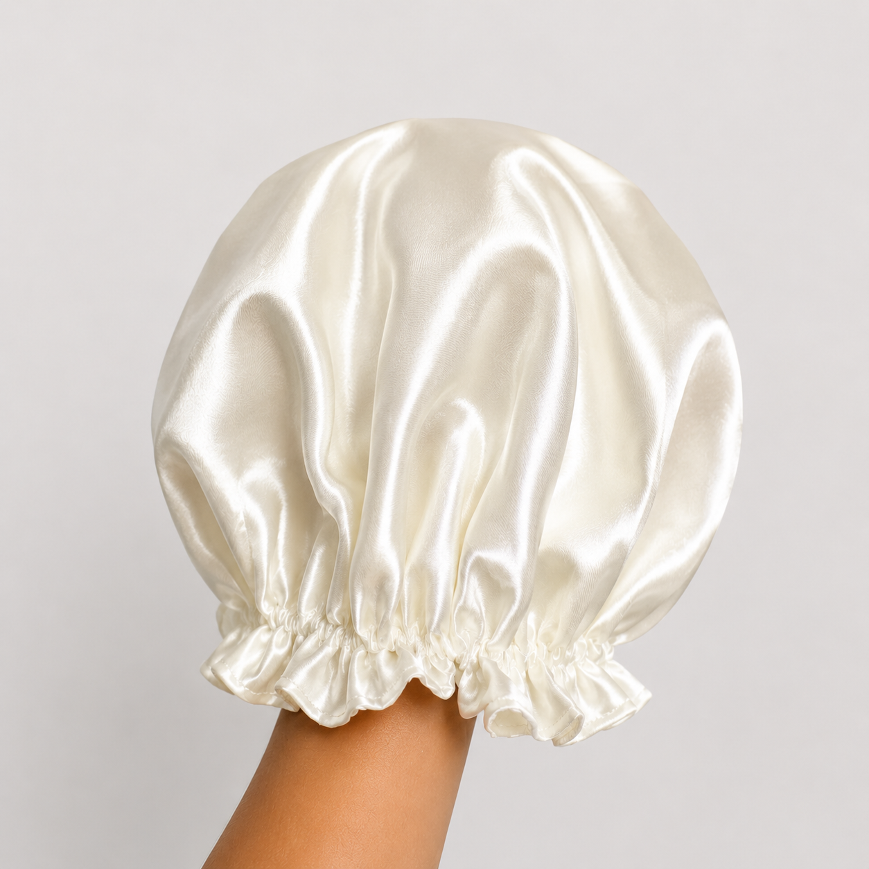 Gorro Satín Blanco