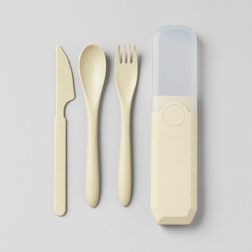 Cubiertos Eco Blanco