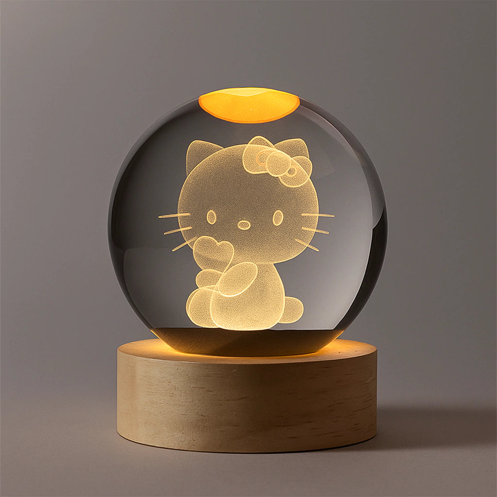Lámpara Esfera Hello Kitty