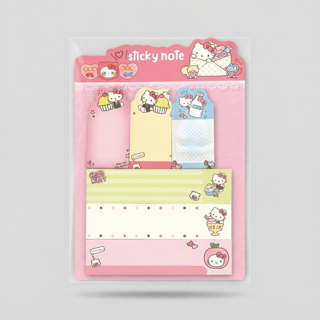 Notas Adhesivas Hello Kitty Colores