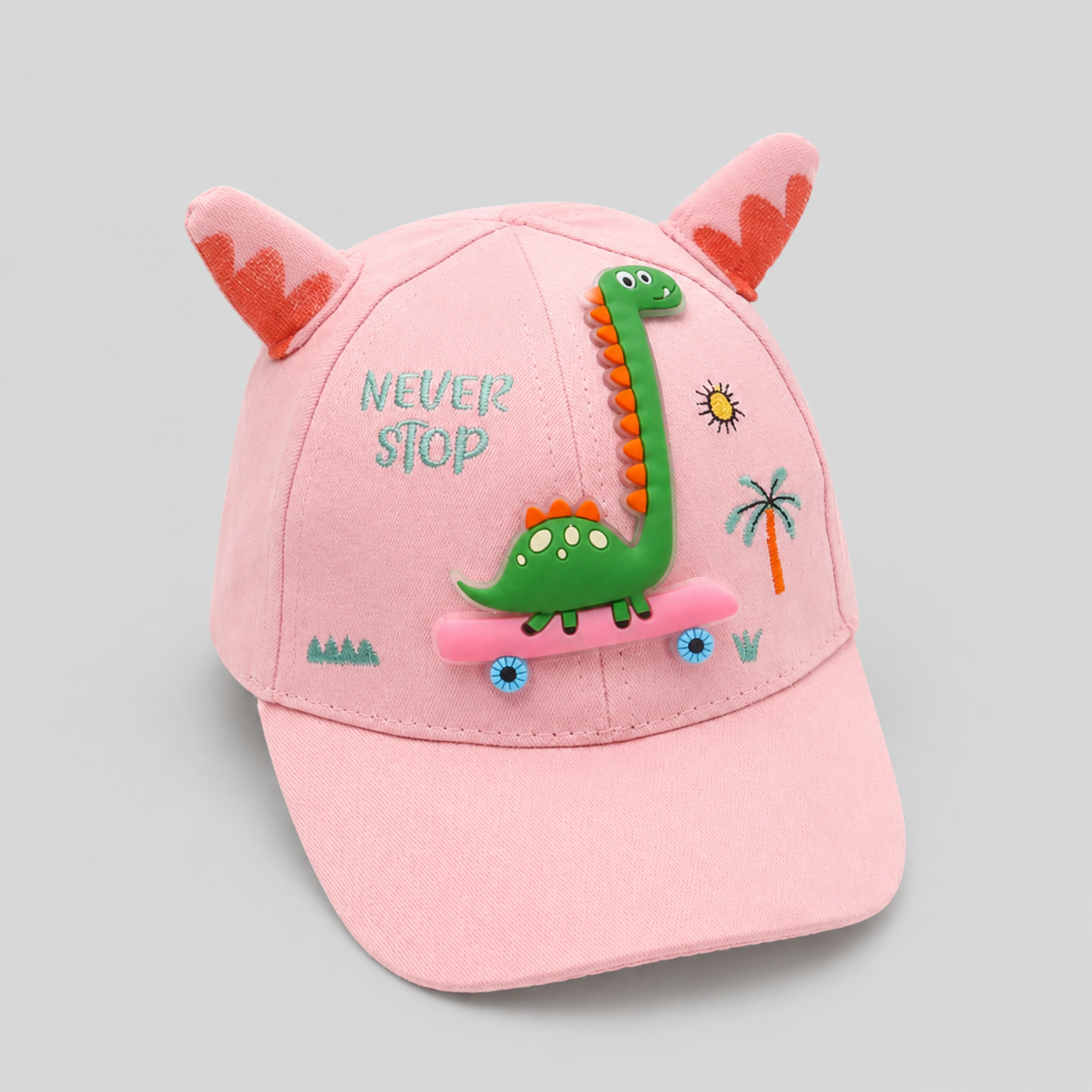 Gorra Dino Stop Rosada