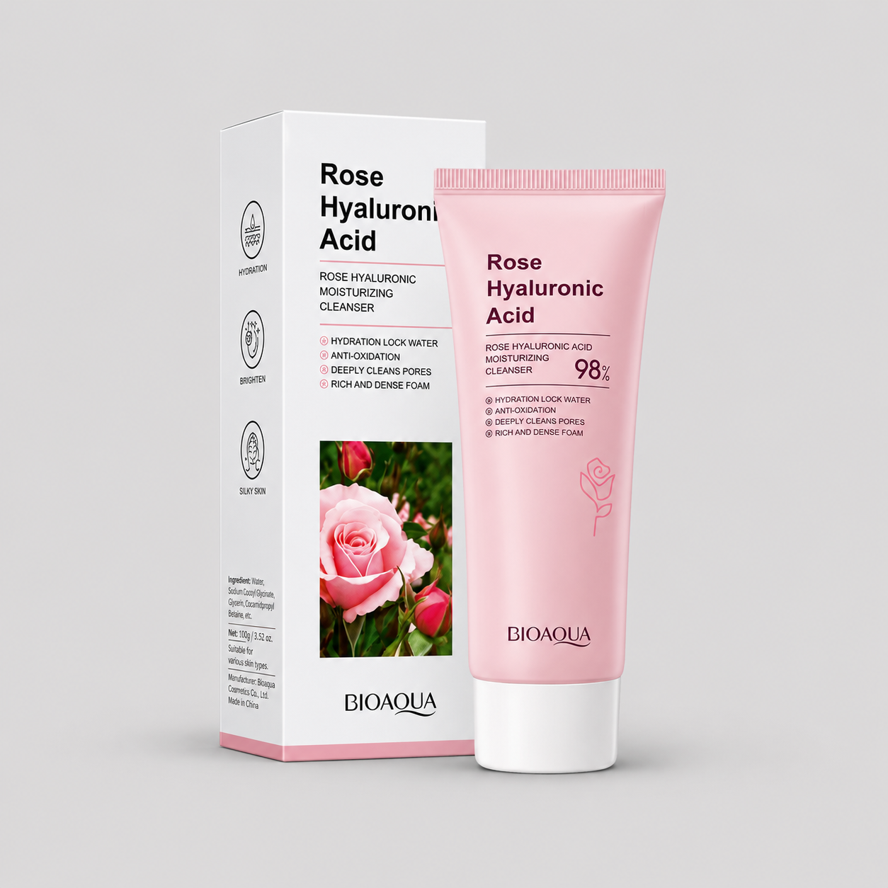 Jabón facial Bioaqua Rosas