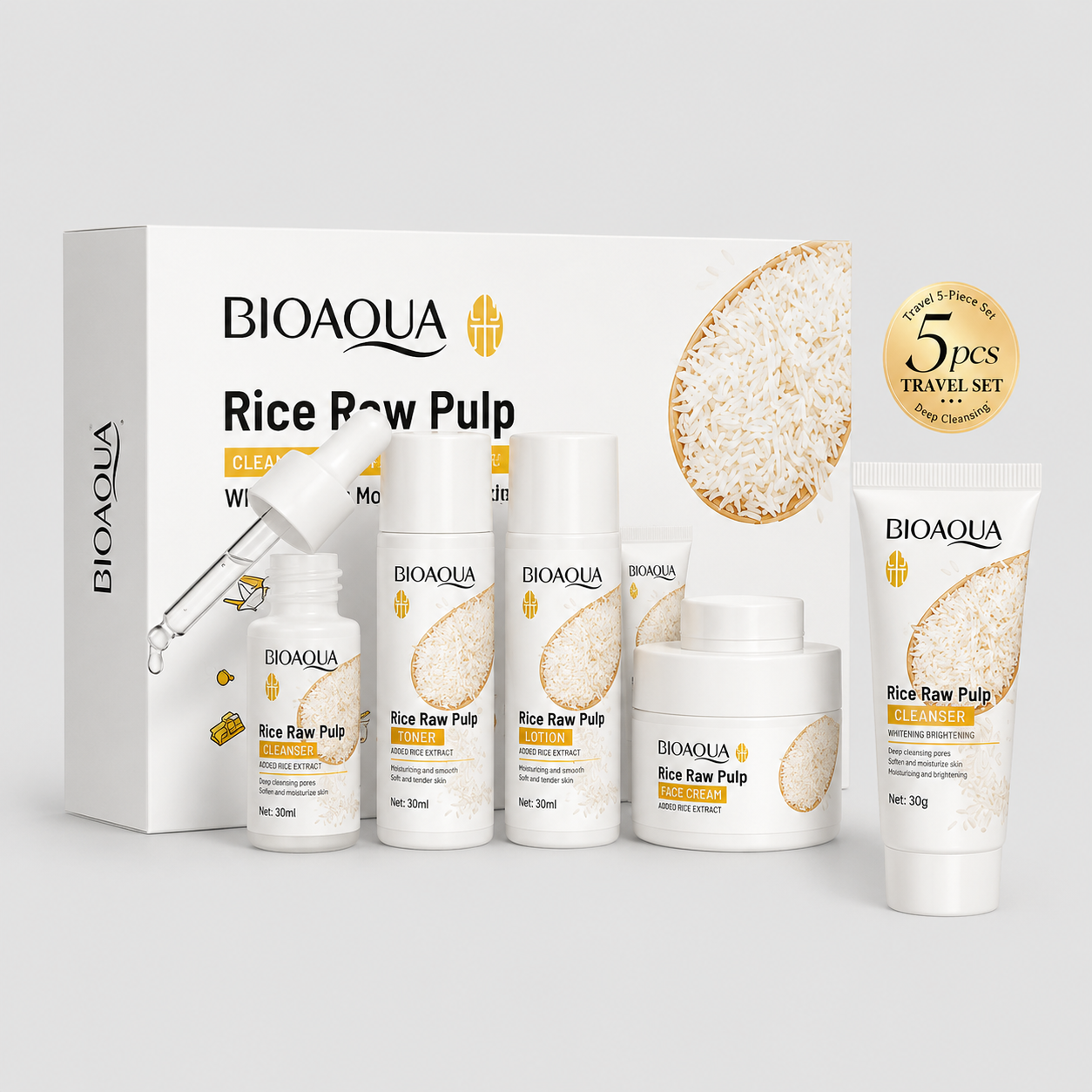 Kit Viajero Bioaqua Arroz