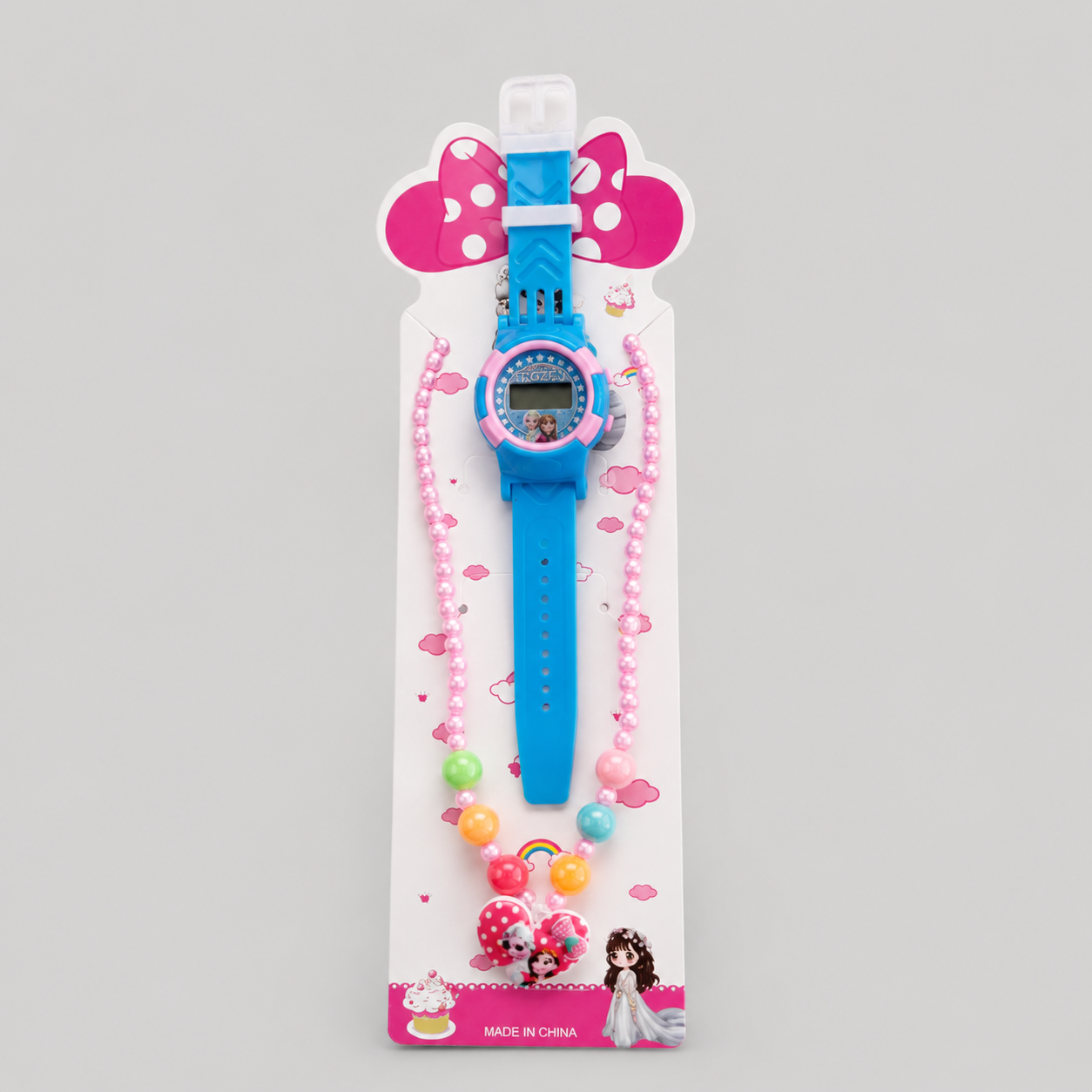 Reloj + Collar Frozen