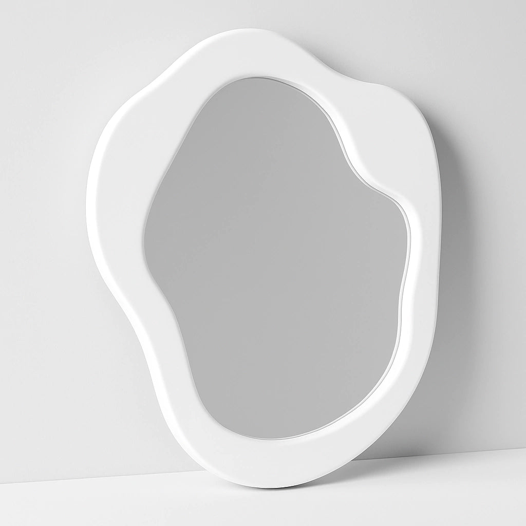 Espejo Irregular Blanco