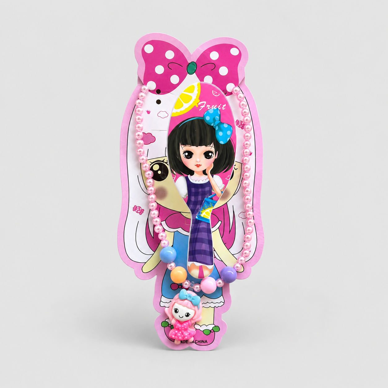 Kit Cepillo + Accesorios Muñeca Morena