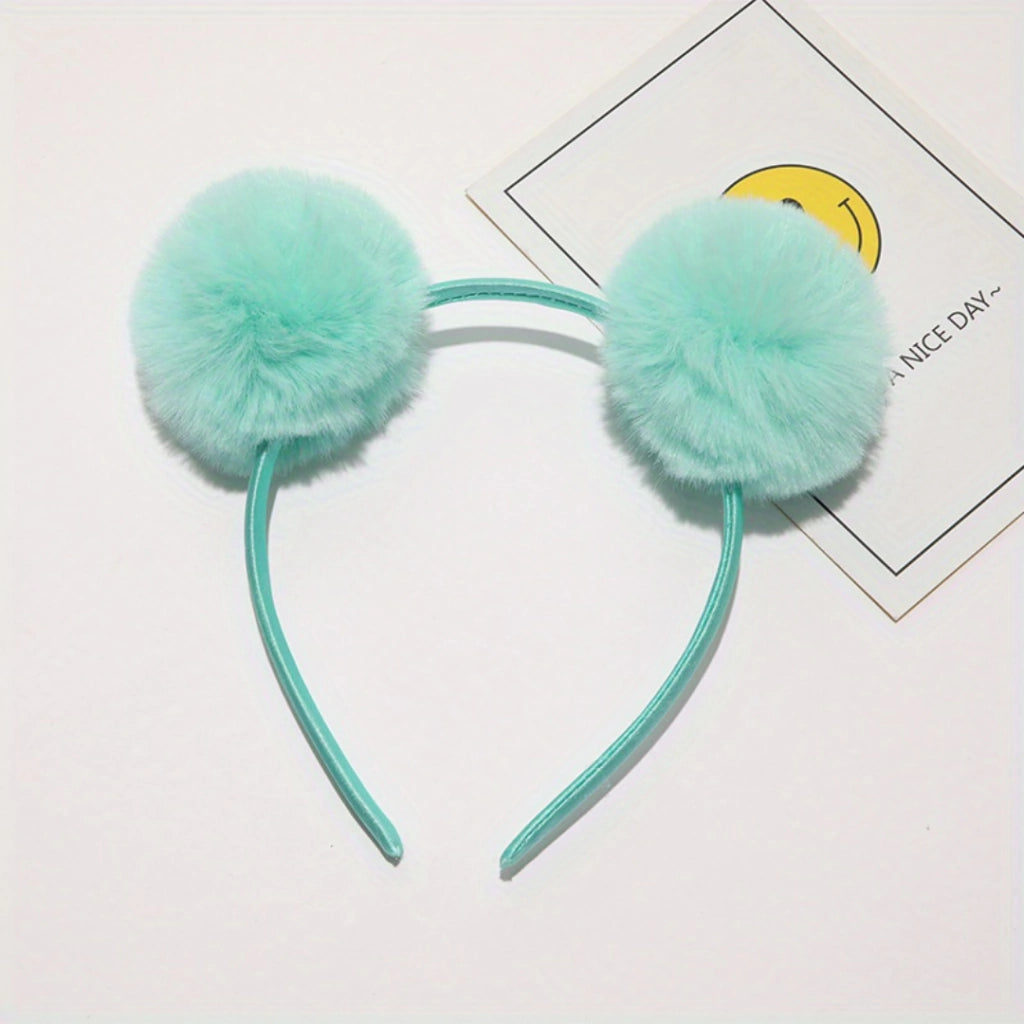 Diadema Pompón Verde
