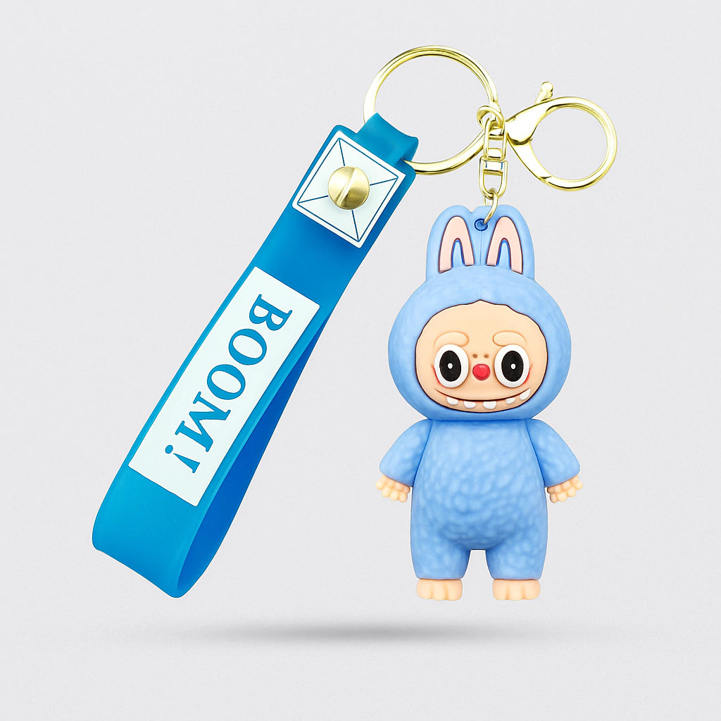 Llavero Labubu Azul