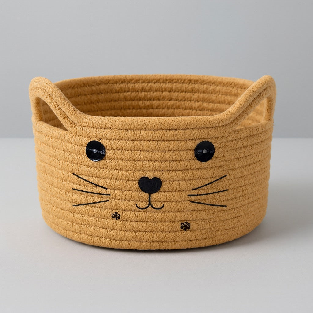 Organizador Canasta Gato Cafe