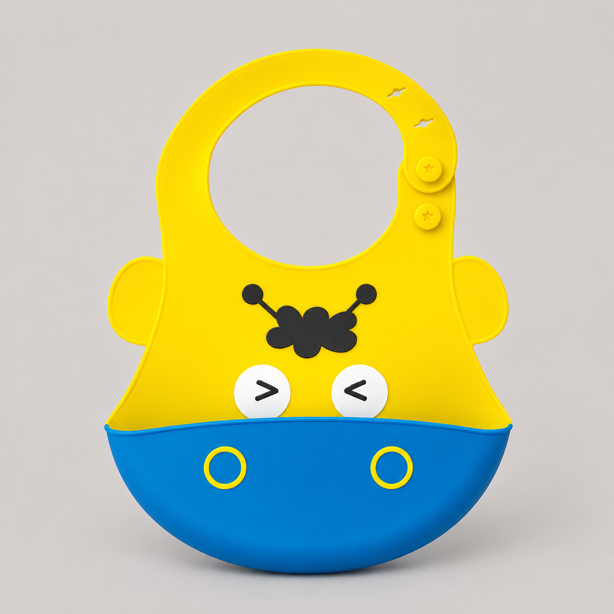 Babero Silicona Amarillo