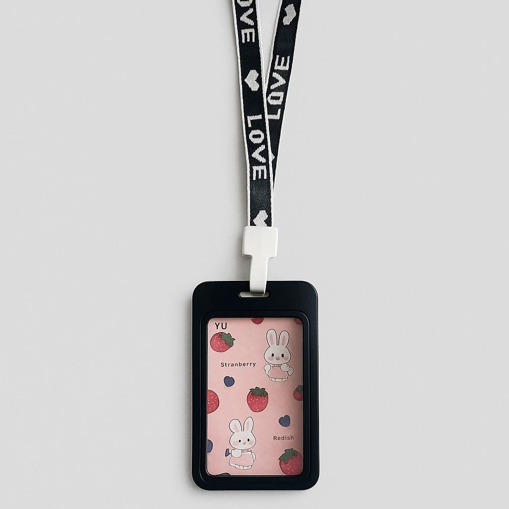 Porta Carnet Love Negro