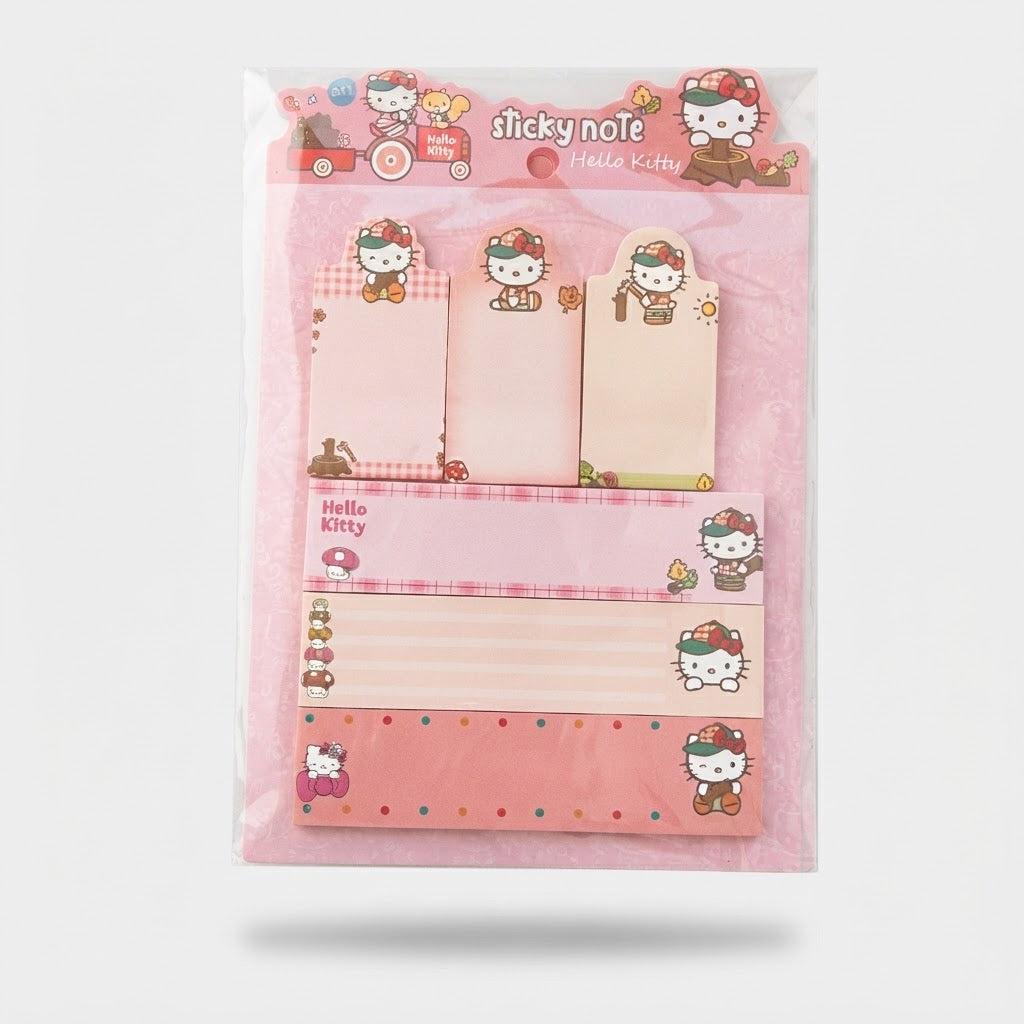 Notas Adhesivas Hello Kitty Rosa
