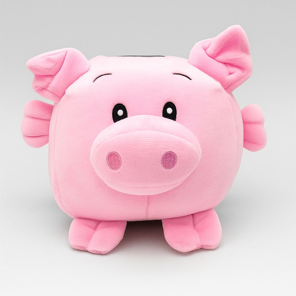 Alcancía Peluda Cerdito