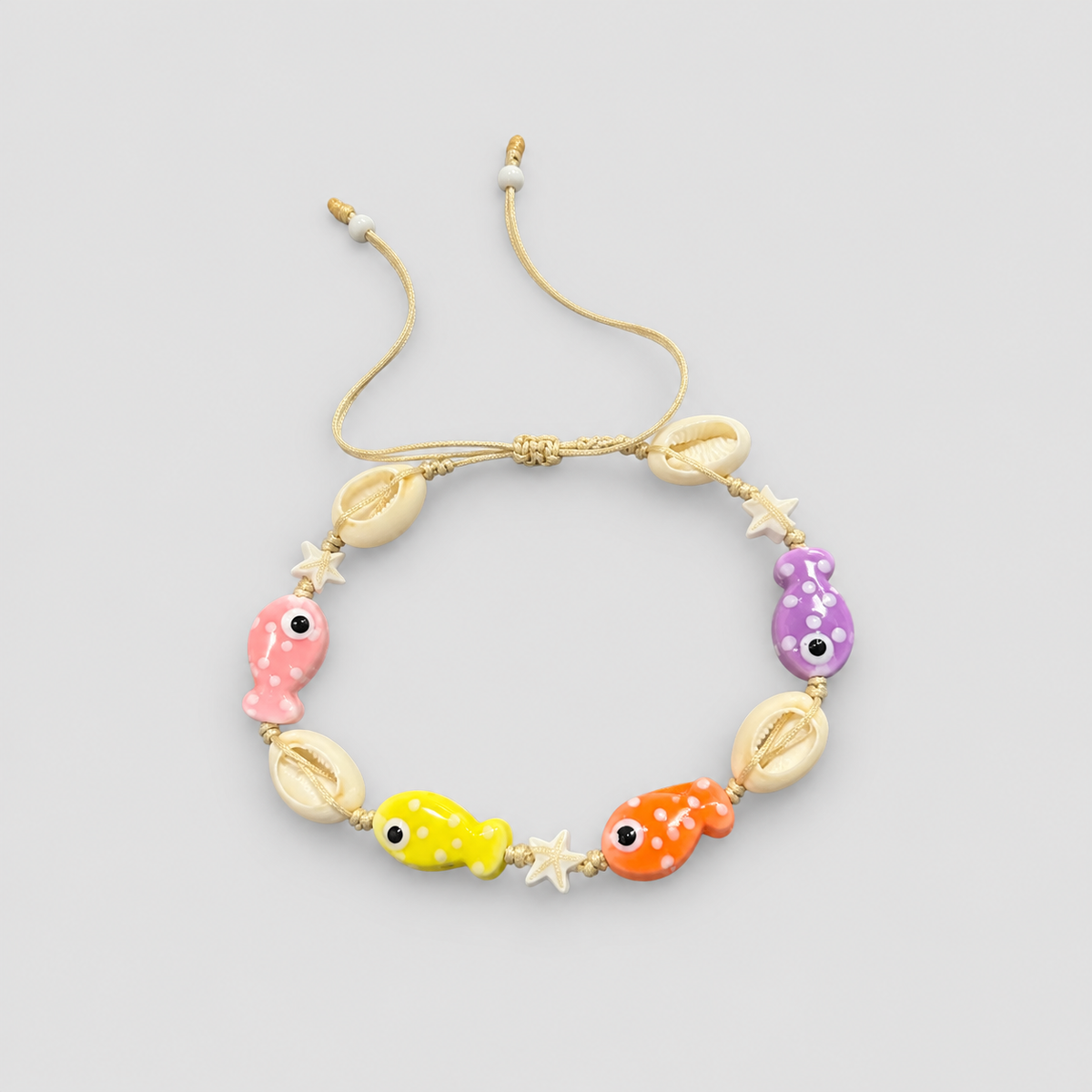 Tobillera peces multicolor