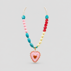Collar corazón sweet rojo