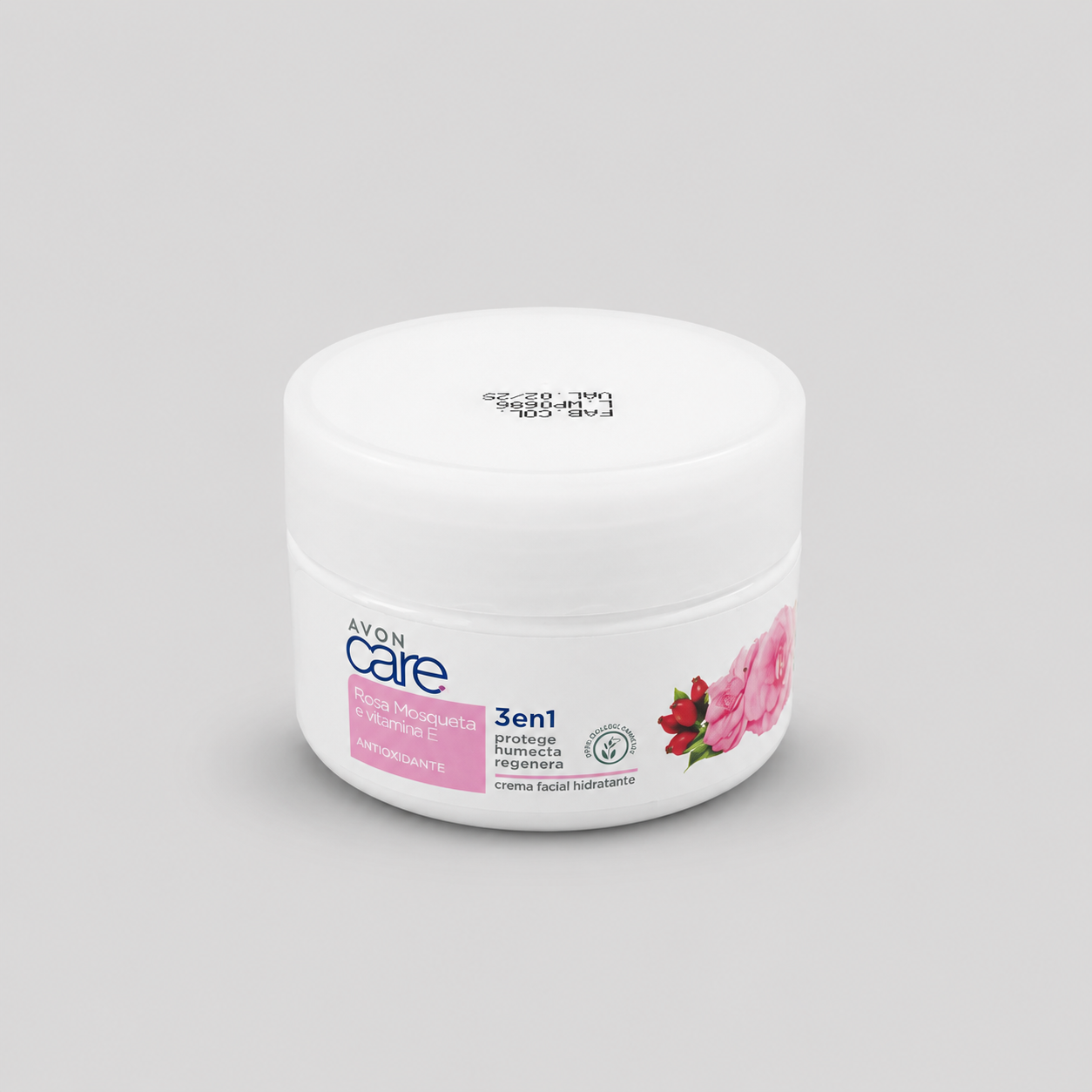 Crema Facial 3 en 1 Rosa Mosqueta 75 gr