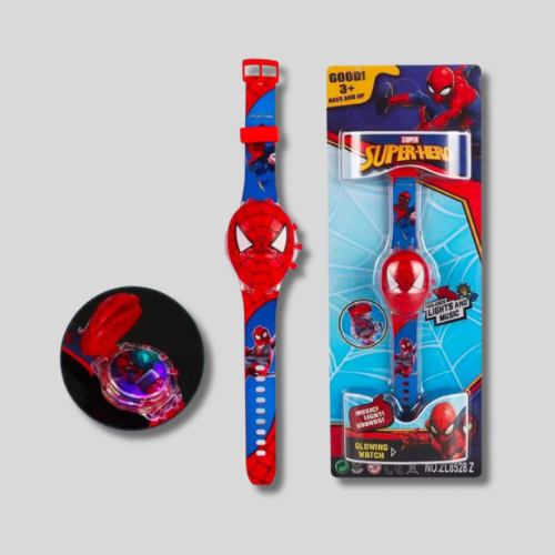 Reloj Tapa Luces Spider Man