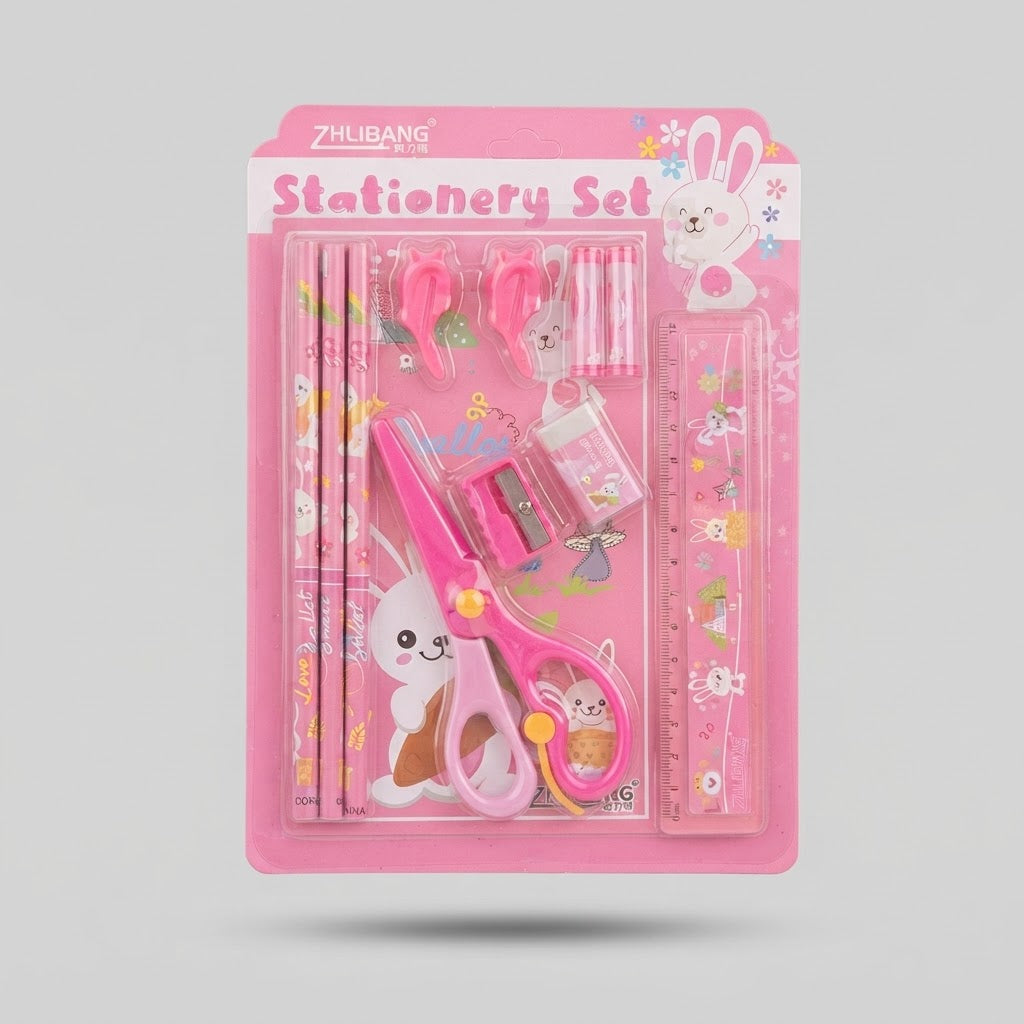 Kit Escolar Conejo 12 Pz