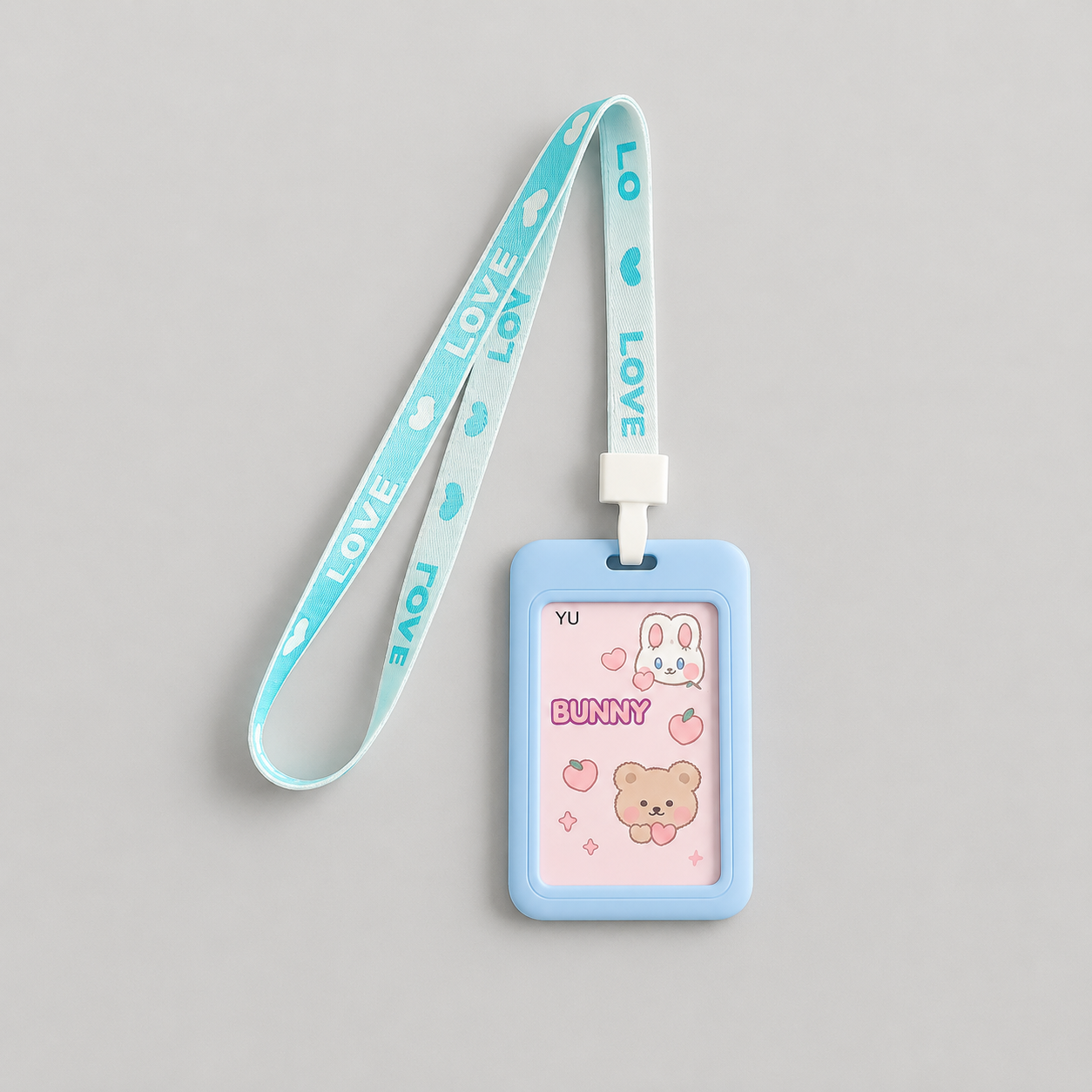 Porta Carnet Love Azul