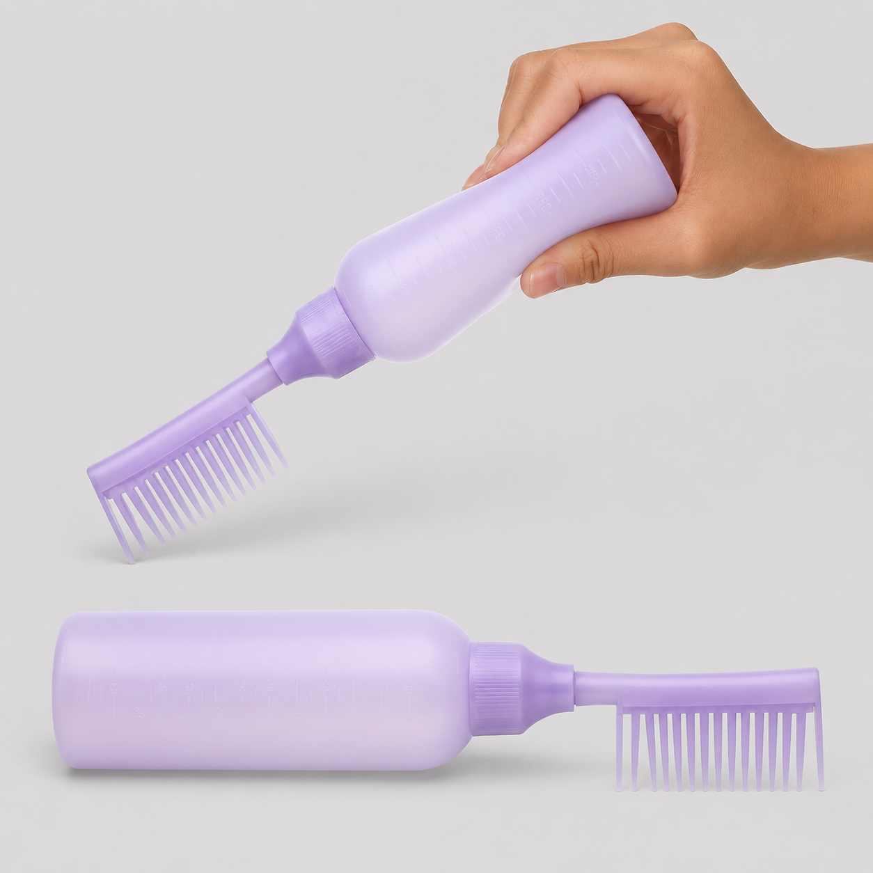 Dispensador De Tratamiento Peinilla Morado