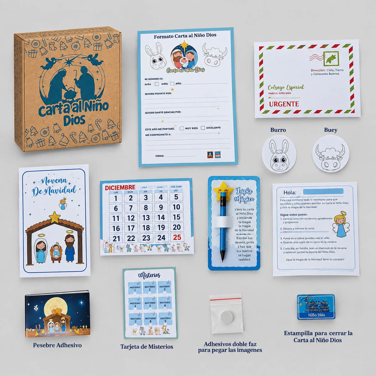 Carta Al Niño Dios Caja