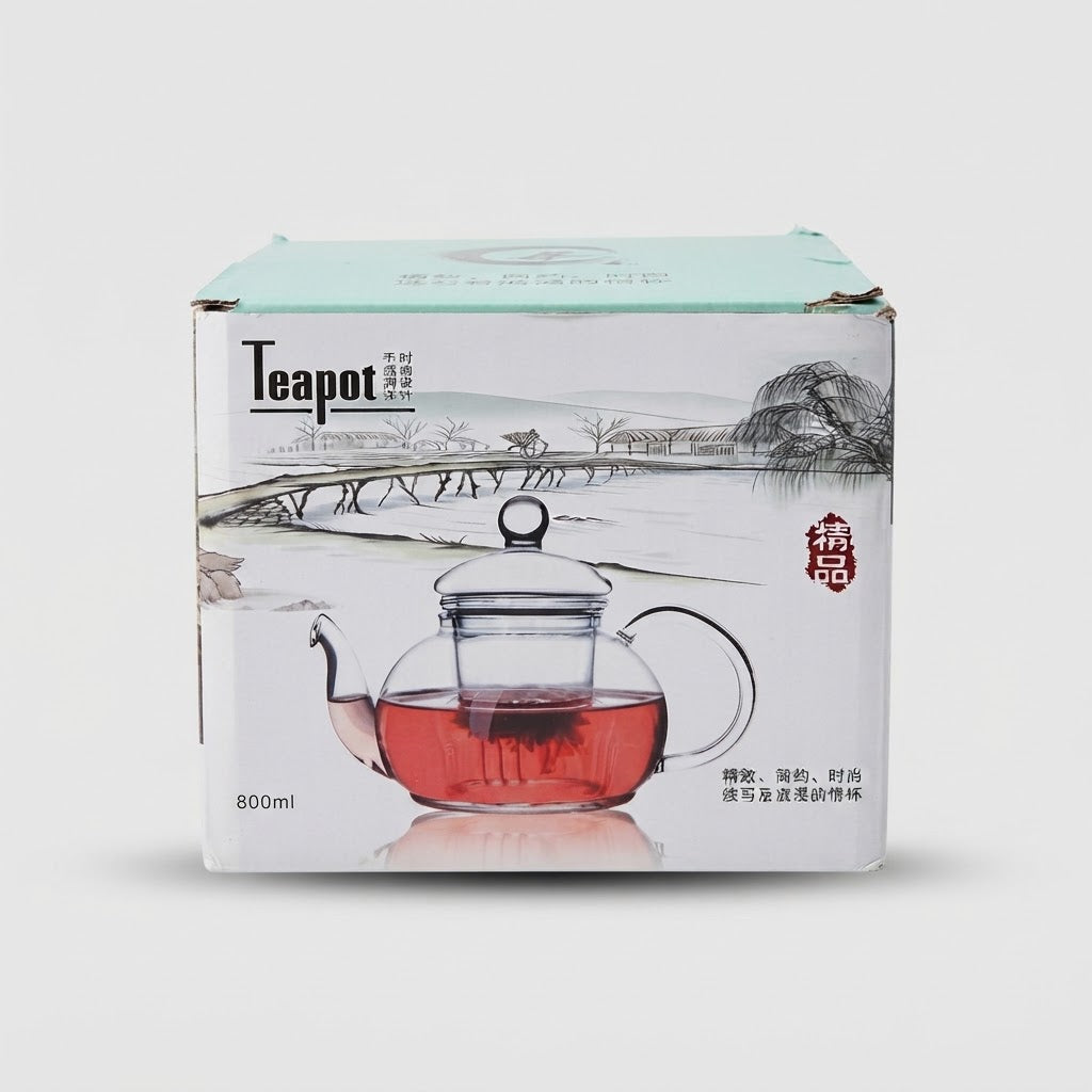 Tetera Vidrio Infusora 800 ml