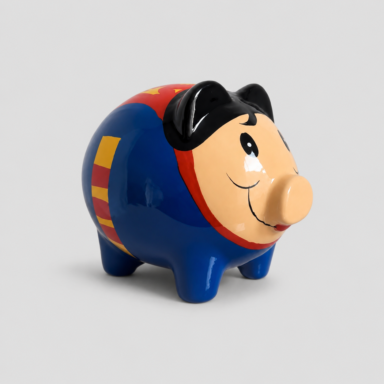 Alcancía En Cerámica Pequeña Super Man