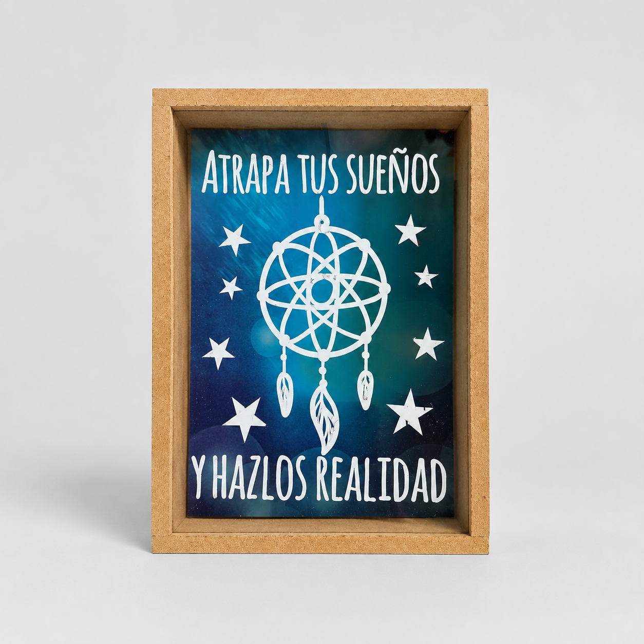 Alcancía Madera Atrapa Tus Sueños