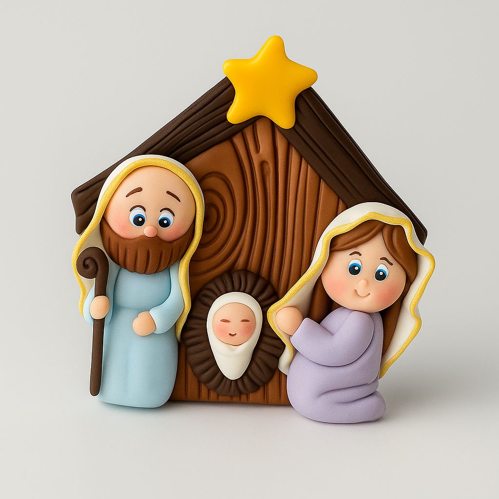Pesebre Mini Morado