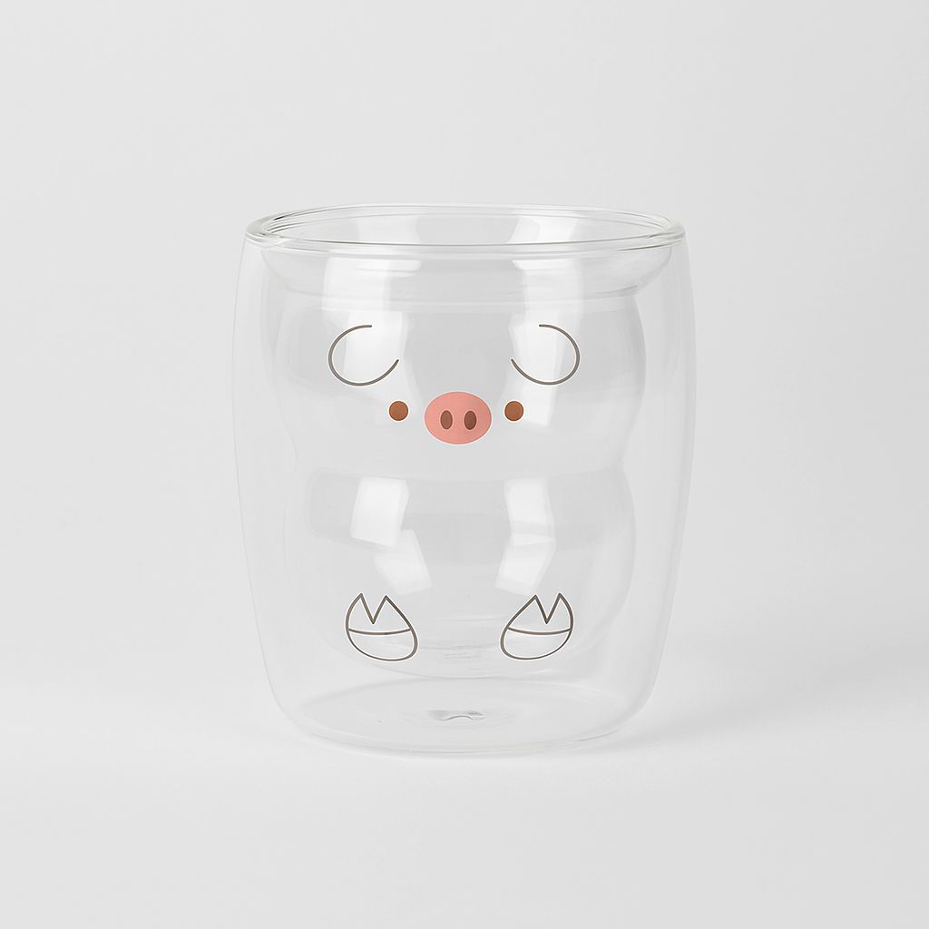 Mug Cerdito Doble Fondo