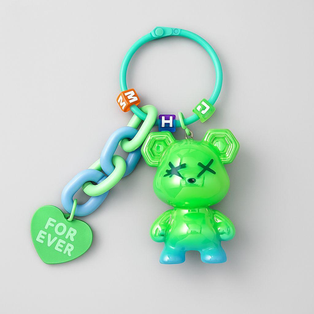 Accesorio Para Celular Oso Verde