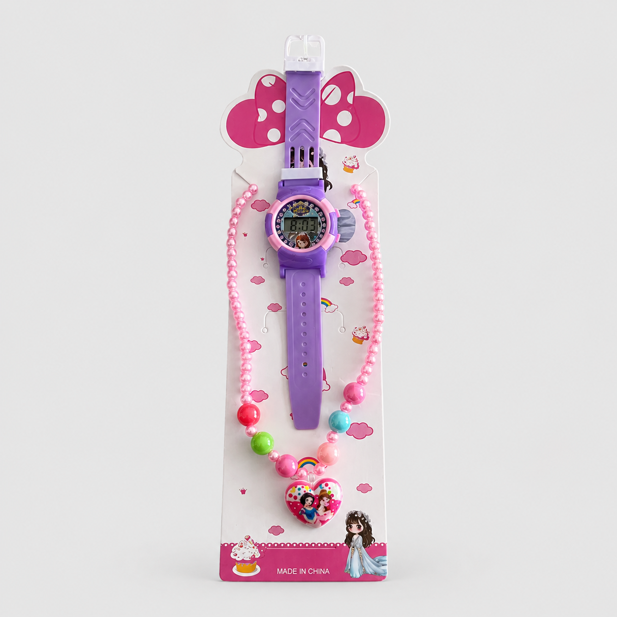 Reloj + Collar Princesa Sofia