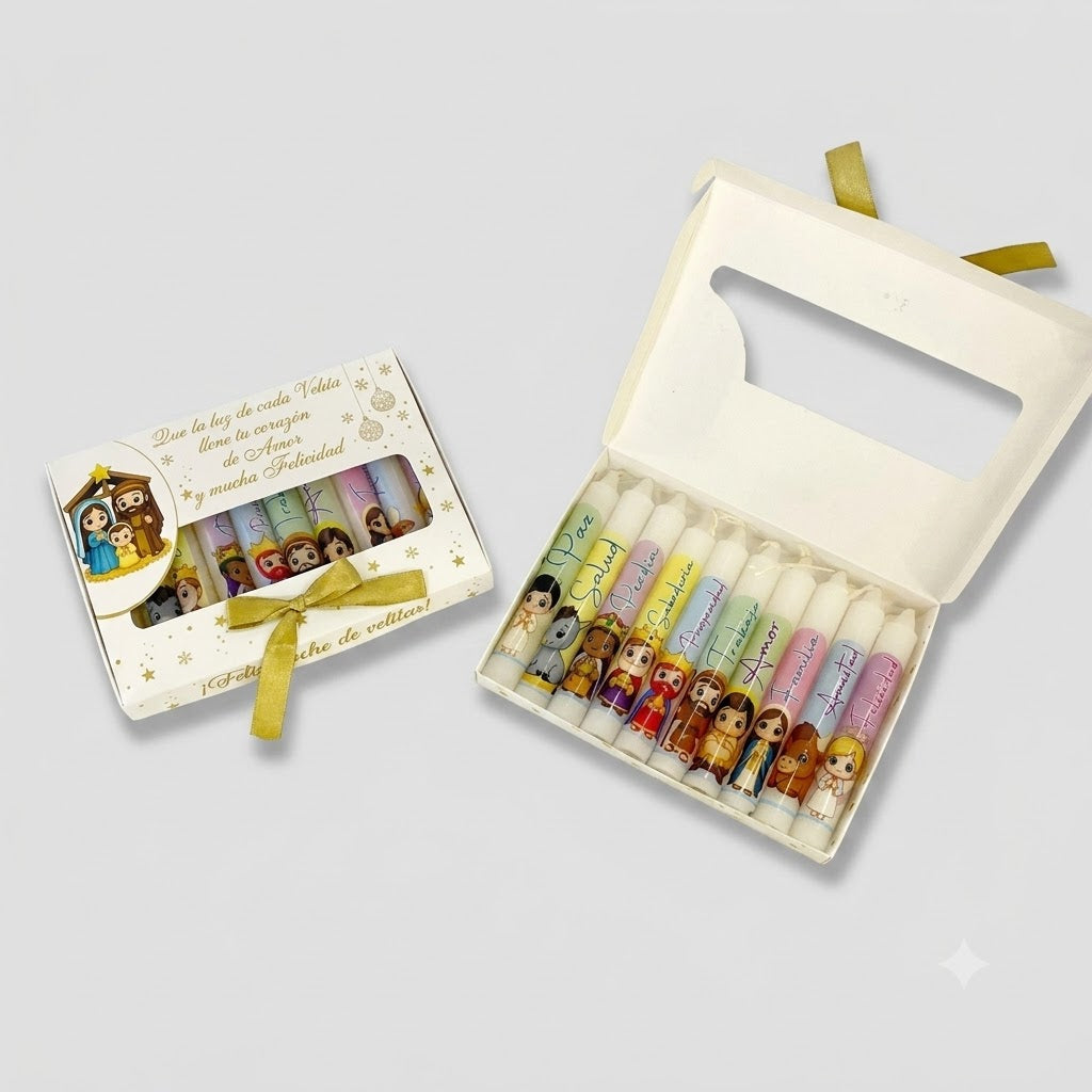 Velas Pesebre en Caja x10