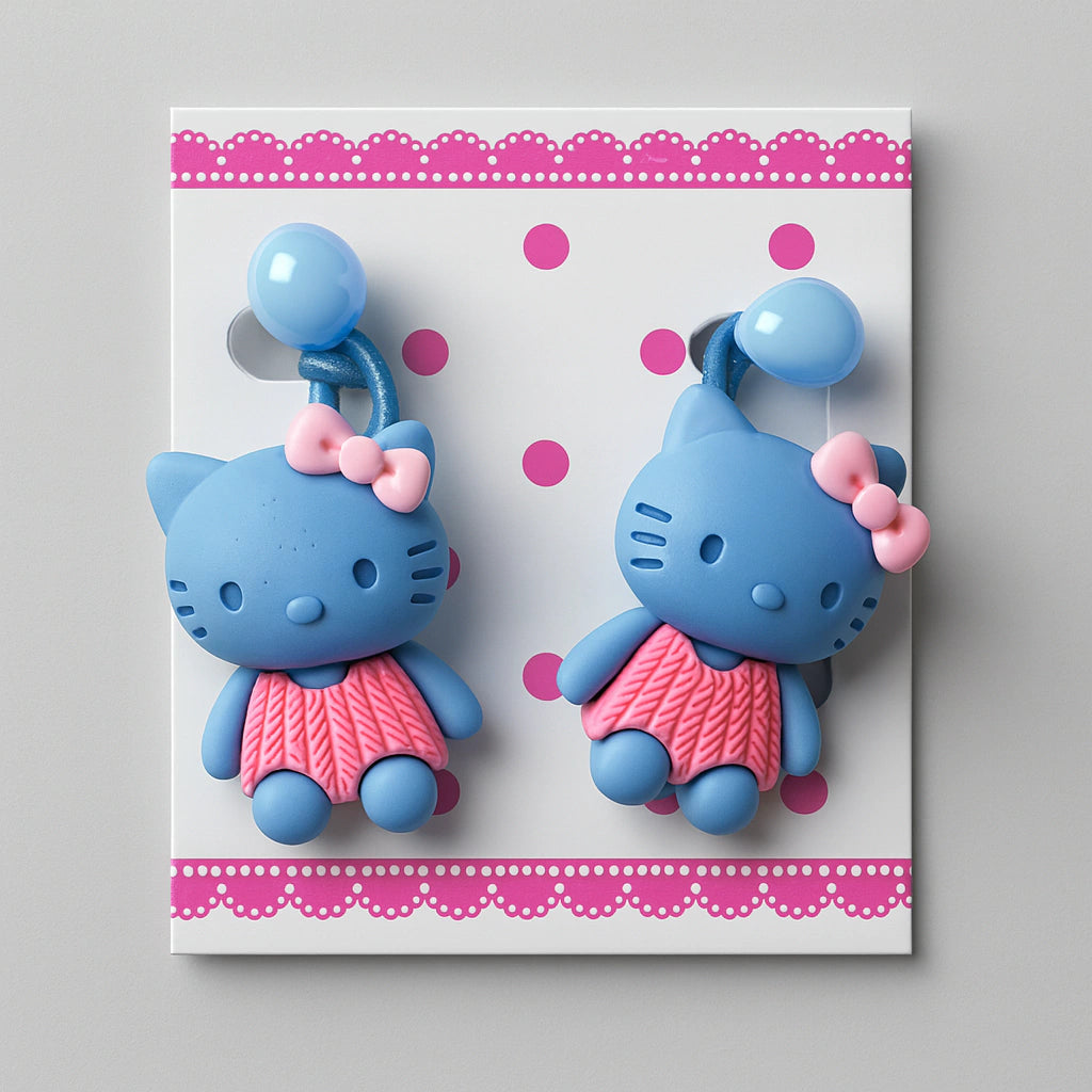 Chulos Hello Kitty x2 Azules