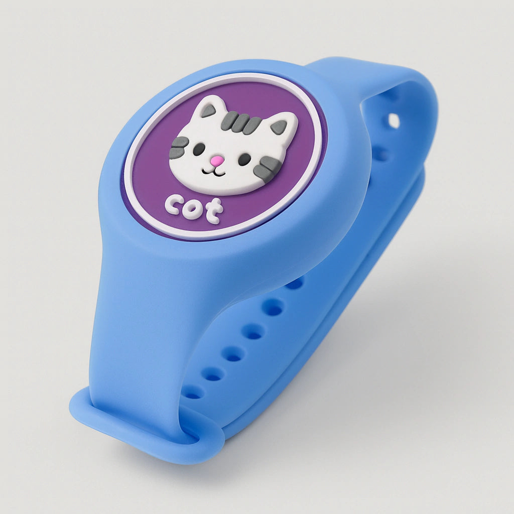 Repelente De Pulso Gato Azul