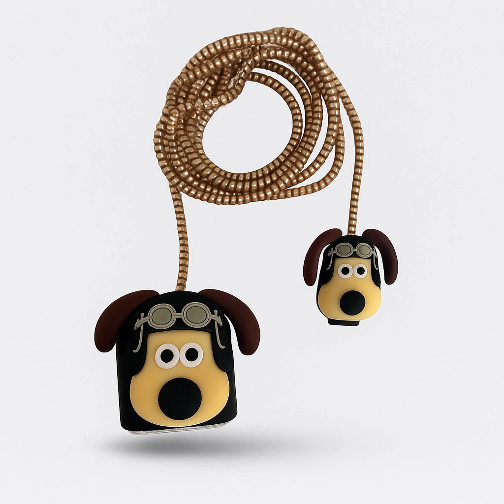 Protector de Cargador y Cable Dog Cafe